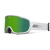 Image de Giro Cruz Lunettes de Ski - Lunettes de Snowboard pour Hommes, Femmes, Jeunesse - Blanc Empilé - Loden Green