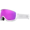 Image de Giro Millie Lunettes de ski et de snowboard Taille unique | Vivid Zeiss, vision EXV, anti-buée, compatible OTG, compatible avec le casque | Couleur : rails White   Verres : rose