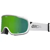 Image de Giro Snow Roam Lunettes de neige Ski & Snowboard | EXV Vision large, anti-buée, compatible OTG, vitre de rechange pour mauvais temps, compatible avec le casque Couleur : blanc empilé