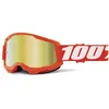 Image de 100% 100 Percent Maschera STRATA 2 Orange-Lente A Specchio ORO Lunettes Homme, Multicolore, Única