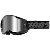 Image de 100% 5002800013 Lunettes MX, Multicolore, Taille Unique | Anti-buée, sangle réglable, protection UV 100%