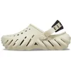 Image de Crocs Sabots Echo, Unisexe, Black Bone, 39/42 EU