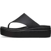 Image de Crocs Femme Brooklyn Flip Tongs, Black, 42/43 EU