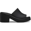 Image de Crocs Femme Brooklyn Slide Heel Sandales, Black, 37/38 EU