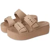 Image de Crocs Femme Brooklyn Buckle Low Wedge Sandales, Latte, 39/40 EU