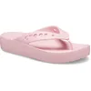 Image de Crocs Femme Baya Platform Flip Tongs, Petal Pink, 34/35 EU