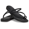Image de Crocs Femme Miami Toe Loop Sandal Sandales, Black, 34/35 EU