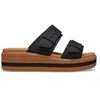 Image de Crocs Femme Brooklyn Woven Buckle Sandales, Black, 34/35 EU