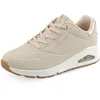 Image de Skechers Femme Uno - Shimmer Away Basket, Naturel, 39 EU