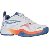 Image de K-Swiss Chaussures de Tennis Speedex pour Homme, White Infinity Scarlet Ibis, 44 EU