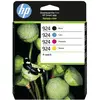 Image de HP Encre 924 dorigine paquet de 4 noir, jaune, cyan, magenta 6C3Z1NE