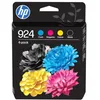 Image de HP 924 Noir, Cyan, Jaune et Magenta, 4 Cartouches Encre Originales