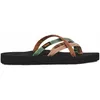 Image de Teva Femme Olowahu Sandale, Mixed B Maple Sugar Multi, 36 EU