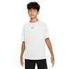 Image de Nike Boy's Shirt B NK DF Multi SS Top, White/Black, DX5380-100, S