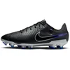 Image de Nike Homme Legend 10 Academy FG/MG Chaussure de Football, Noir chromé Hyper Royal, 45 EU