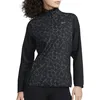 Image de Nike Women's Shirt W NK Swift Elmnt Ssnl Nvlty, Black/Reflective Silv, FB4562-010, XL