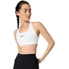 Image de Nike Femme W NK Swsh Med SPT Bra, White/Stone Mauve/Black, S EU