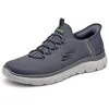 Image de Skechers Homme Summits High Range Slip-In ENTRAINEUSE, Charcoal Mesh/Trim, 43 EU