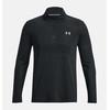 Image de Under Armour Seamless Stride 1/4 Zip Homme Noir