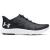 Image de Under Armour UA Charged Speed Swift Baskets pour hommes, chaussures de sport respirantes, noir/blanc/blanc