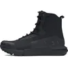 Image de Under Armour UA Charged Valsetz Bottes tactiques pour hommes, chaussures de randonnée confortables, noir/noir/gris