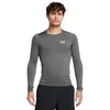 Image de Under Armour HeatGear Compression Manches Longues Hommes, T-Shirt Manches Longues pour Homme, Haut de Sport Homme Respirant et au séchage Rapide, Castlerock/White, L, Castlerock/White, 3XL