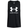 Image de Under Armour Homme UA Sportstyle Logo Tank Top, débardeur homme ultra-doux pour l'entraînement et le fitness, débardeur sport à séchage rapide, débardeur coton avec logo