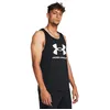 Image de Under Armour Homme UA Sportstyle Logo Tank Top, débardeur homme ultra-doux pour l'entraînement et le fitness, débardeur sport à séchage rapide, débardeur coton avec logo