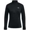 Image de Under Armour Tech 1/2-Solid, T-shirt de sport respirant pour femme, T-Shirt manches longues avec col zippé