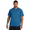 Image de Under Armour T-Shirt Tech 2.0 à Manches Courtes pour Homme, (406) Photon Blue / / Black, Taille M