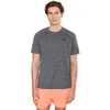 Image de Under Armour T-Shirt UA Tech texturé SS pour Homme, Castlerock / / Noir, L