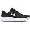 Image de Under Armour UA W Charged Surge 4 Chaussures de sport pour femmes, baskets légères et respirantes, noir/gris anthracite/blanc