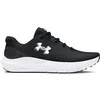 Image de Under Armour UA W Charged Surge 4 Chaussures de sport pour femmes, baskets légères et respirantes, noir/gris anthracite/blanc