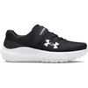 Image de Under Armour UA BPS Surge 4 AC Chaussures de sport pour garçons, baskets légères et confortables, noir/gris anthracite/blanc