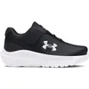 Image de Under Armour UA BINF Surge 4 AC Baskets pour garçons, chaussures de sport confortables et légères, couleur noir/gris anthracite/blanc