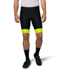 Image de Pearl Izumi Short de Cyclisme pour Homme 26,7 cm, Respirant avec Tissu réfléchissant., Noir/Jaune Hurlant, Taille M