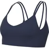 Image de Nike Alate Trace Soutien-Gorge Midnight Navy/White L