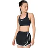 Image de Nike Bra W NK Swsh Med SPT Bra, Black/White, DX6821-010, 2XS