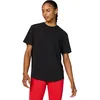 Image de Nike Women's Shirt W NK One Relaxed DF SS Top, Black/Black, FN2814-010, XS