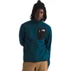 Image de The North Face NF0A897C5LO1 M Crest FZ Sweatshirt Homme Midnight Petrol/TNF Bla Taille S