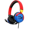 Image de HyperX Cloud Mini Casque Gaming Filaire Enfant, Son Immersif Drivers 30 mm, Micro Flip-to-Mute, Volume Limité 85 DB, Jack 3,5 mm Multiplateforme PC PlayStation Xbox Switch Mobile, Bleu et Rouge
