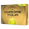 Image de Callaway Golf Chrome Tour 2026 Balles de Golf Triple Piste Jaune