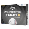 Image de Callaway Golf Chrome Tour X 2026 Balles de Golf Triple Piste Blanc