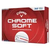 Image de Callaway Golf Chrome Soft 2026 Balles de golf 360 triple piste Blanc