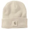 Image de Carhartt Knit Beanie Bonnet, Blanc, Taille Unique Mixte