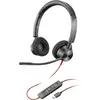 Image de HP Poly Blackwire C3320-M Micro-casque supra-auriculaire filaire Stereo noir micro-casque, mise en sourdine du microphone, volume réglable ordinateur
