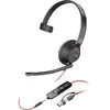 Image de HP Poly Blackwire C5210 Micro-casque supra-auriculaire filaire Mono noir Noise Cancelling micro-casque, volume réglable, mise en sourdine du microphone