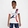 Image de Nike Paris Saint-Germain Dry Fit Stad Aw Unisex Enfant T-Shirt, White/Midnight Navy/Midnight N, 122/128