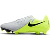 Image de Nike Homme Phantom Gx II Academy FG/MG Chaussure de Football, Metallic Silver/Black/Volt, 42 EU