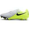 Image de Nike Phantom Gx II Academy FG/MG Chaussure de Football pour Homme Metallic Silver/Black/Volt 45.5